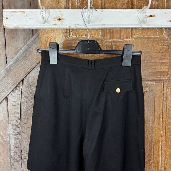 White Stone Black High Waisted Shorts - Picture 5 of 9